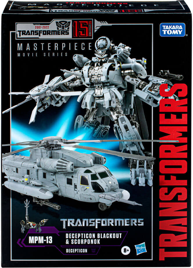 Transformers Masterpiece Blackout Scorponok MPM 13 Heromic