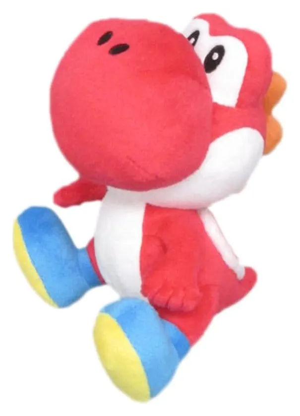 Super Mario &ndash; Red Yoshi Mjukisdjur 17 cm