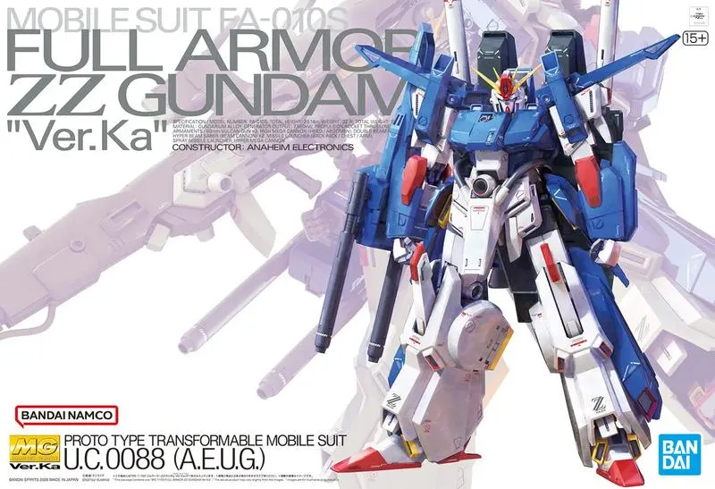 MG Full Armor ZZ Gundam Ver.Ka 1/100