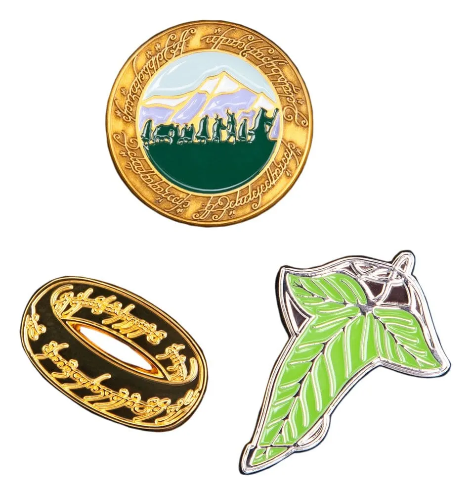 The Lord of the Rings Trilogy Pin Set &ndash; A Ringbearer's Journey