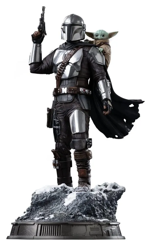 Star Wars: The Mandalorian & Grogu - The Mandalorian and Grogu Art Scale Statue 1/10 25 cm
