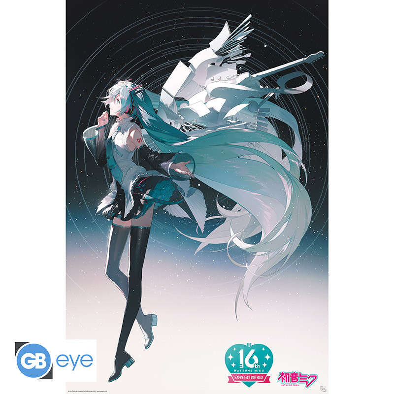 Hatsune Miku Poster: Maxi 91.5x61 - Happy 16th Birthday Miku