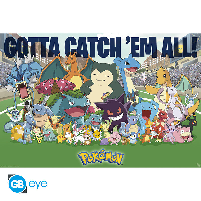 Pok&eacute;mon Poster: Maxi 91.5x61 - All Time Favorites