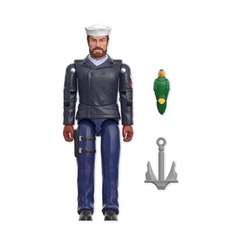 G.I. Joe ReAction+ Action Figure - Shipwreck (Peacoat) (Cartoon) 10 cm