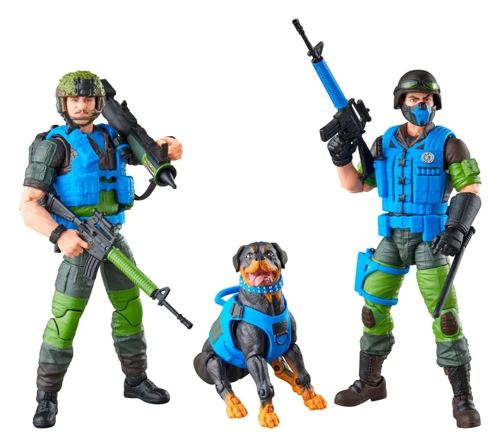 G.I. Joe Classified Series Retro - Mad Marauders Footloose, Mutt & Junkyard 15 cm