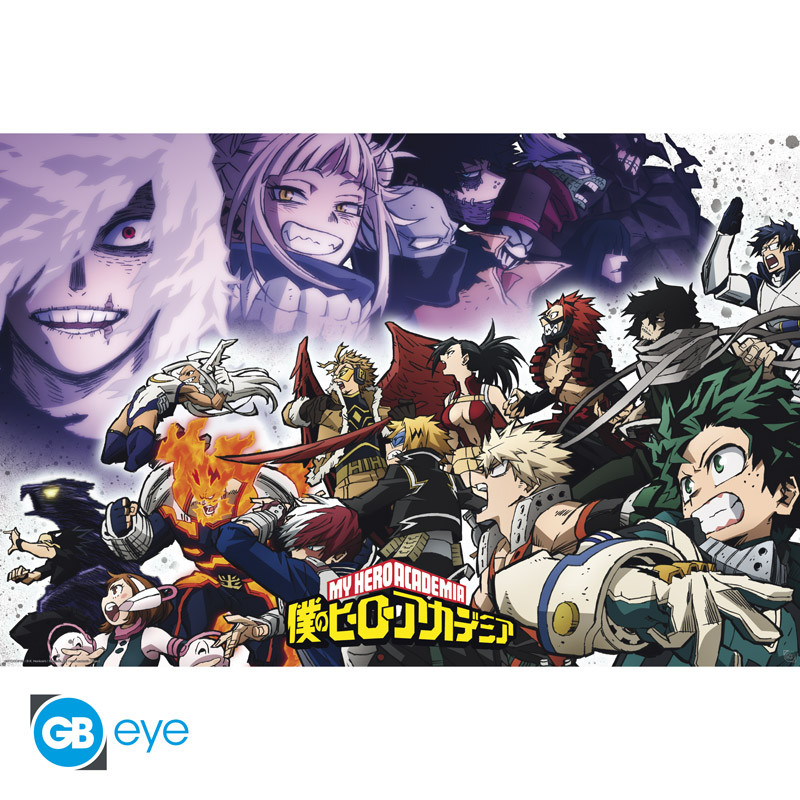 My Hero Academia Poster: Maxi 91.5x61 - Heroes vs Villains