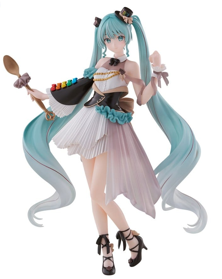 Hatsune Miku x Tirol Choco Collaboration PVC Figure &ndash; Coffee Nougat Ver. 19 cm