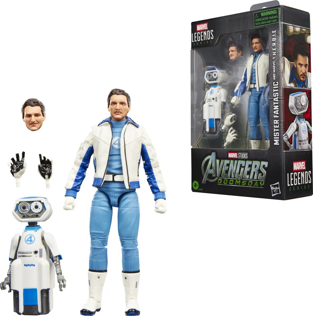 Marvel Legends Series Action Figures &ndash; Mister Fantastic & H.E.R.B.I.E. (Avengers: Doomsday) 15 cm