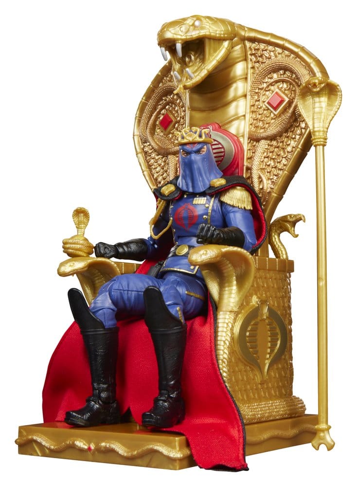 G.I. Joe Classified Series Action Figure &ndash; Cobra Commander in Dress Uniform & Throne 15 cm