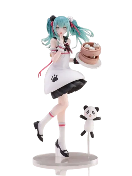 Hatsune Miku S-FIRE Staty &ndash; Panda Bun 23 cm