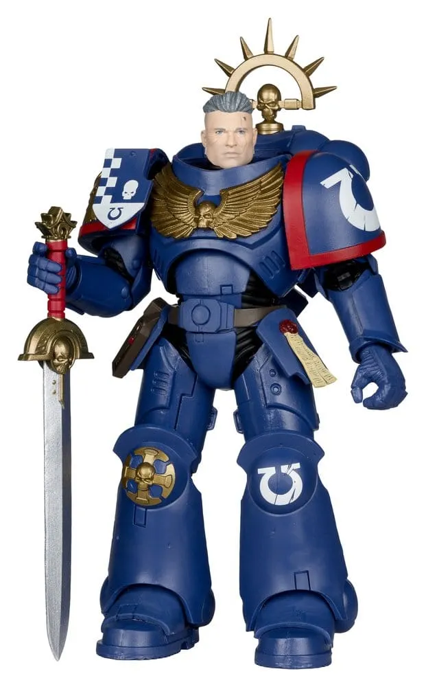 Warhammer 40,000: Total War Action Figure &ndash; 3rd Company Lieutenant (Ultramarines) 21 cm