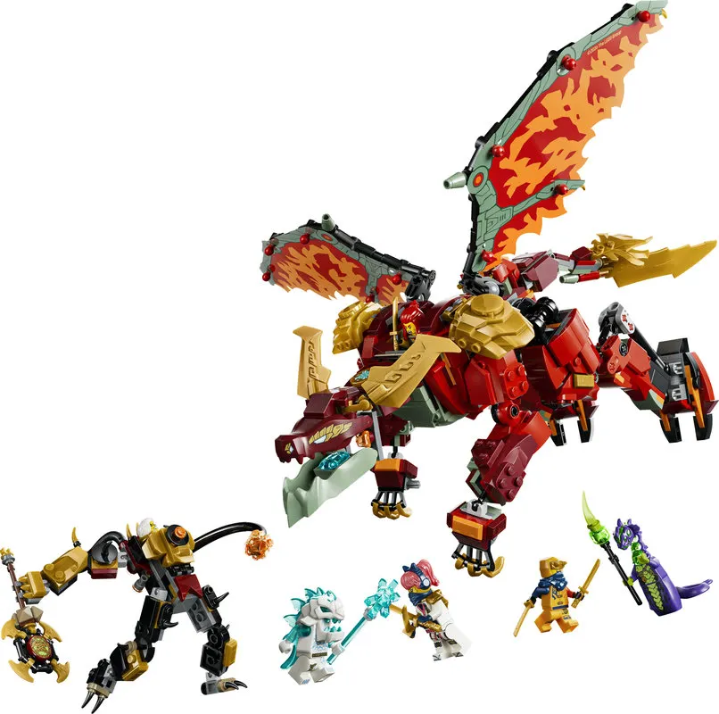 LEGO Ninjago Wyldfyres omvandlingsbara robotdrake 71868