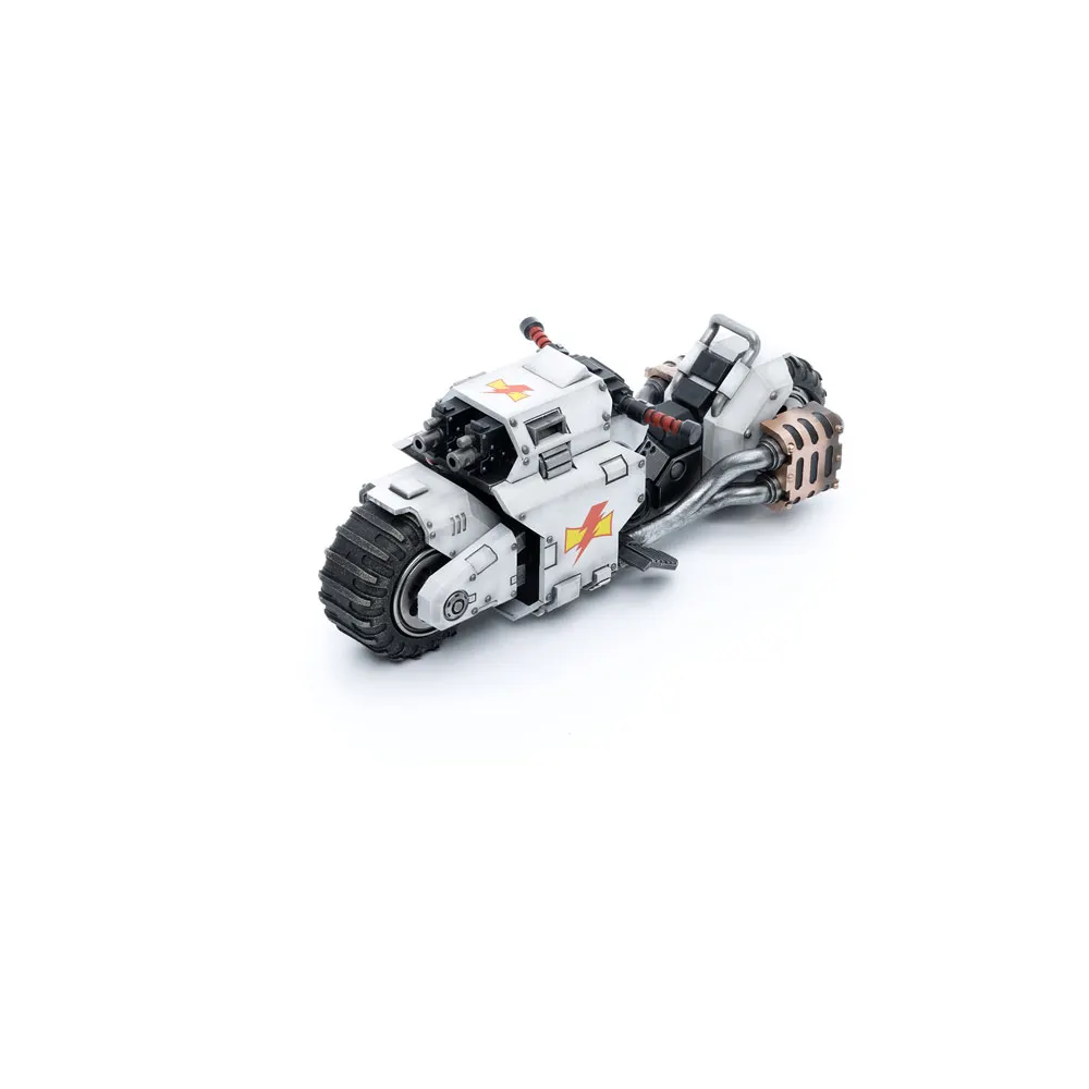 Warhammer 40,000 Vehicle 1/18 &ndash; White Scars Raider-pattern Combat Bike 22 cm