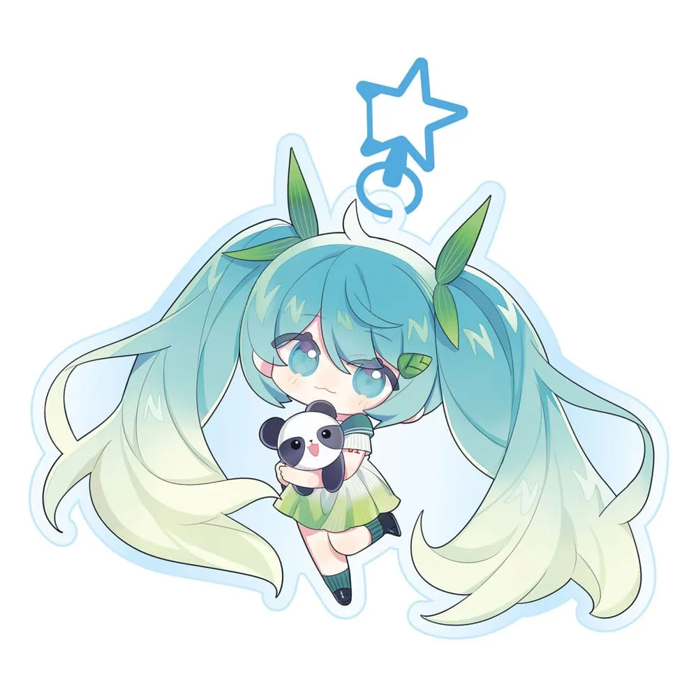 Hatsune Miku Acrylic Keychain &ndash; Kawaii Spring Time