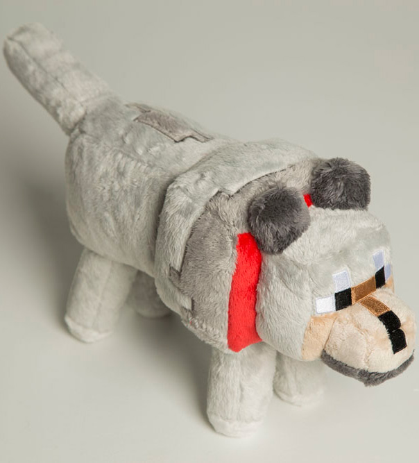 Minecraft Wolf Plush For Sale