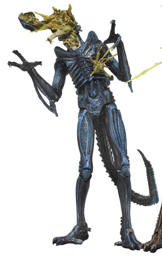 Alien - Battle Damaged Warrior Blue - S12 - Heromic