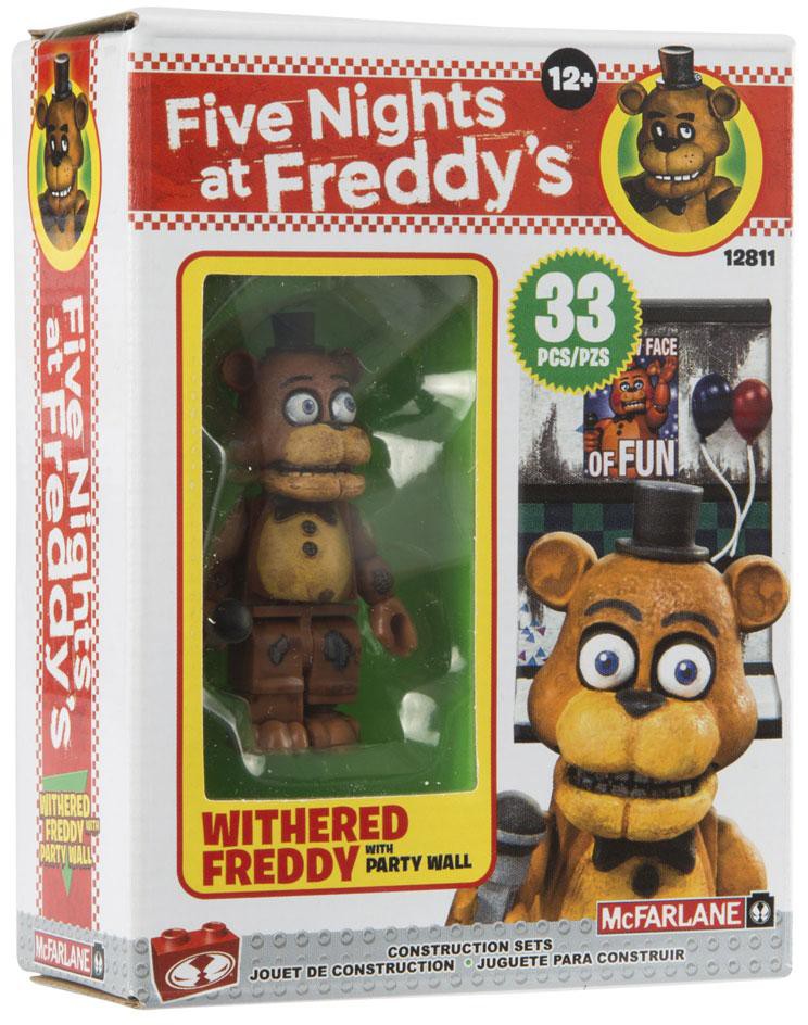 Withered Freddy Five Nights At Freddy S The Party Wall Micro Construction Set - attaqué par freddy five night at freddys roblox