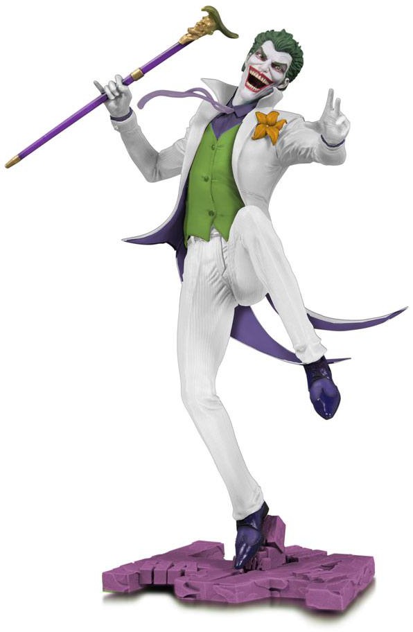 DC Core - The Joker Statue White Variant Exclusive - Heromic