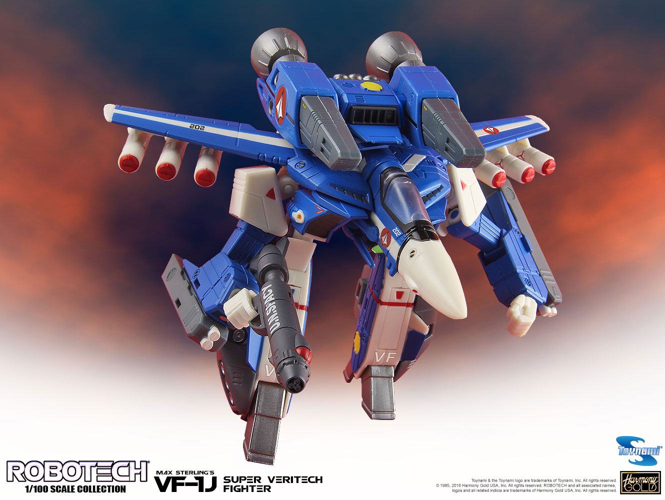 Robotech - VF-1J Max Sterling Super Veritech Fighter - Heromic