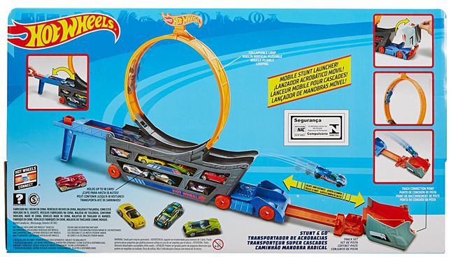 Hot Wheels - Stunt & Go Track Set - Heromic