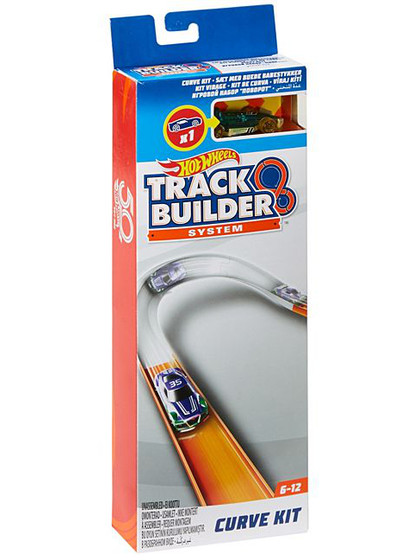 hot wheels track builder curve kit