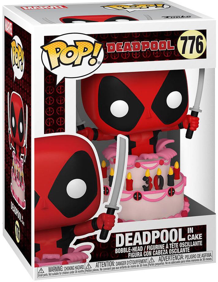 Funko POP! Marvel Deadpool (30th Anniversary) Deadpool in Cake Heromic