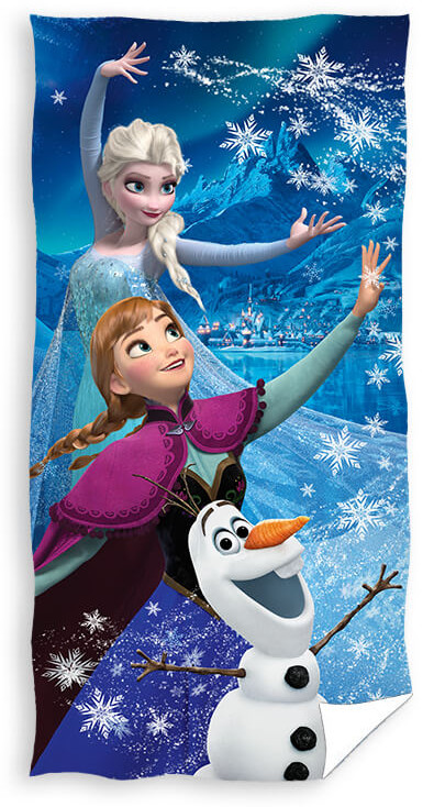 Frozen Elsa Anna And Olaf Beach Towel Heromic 