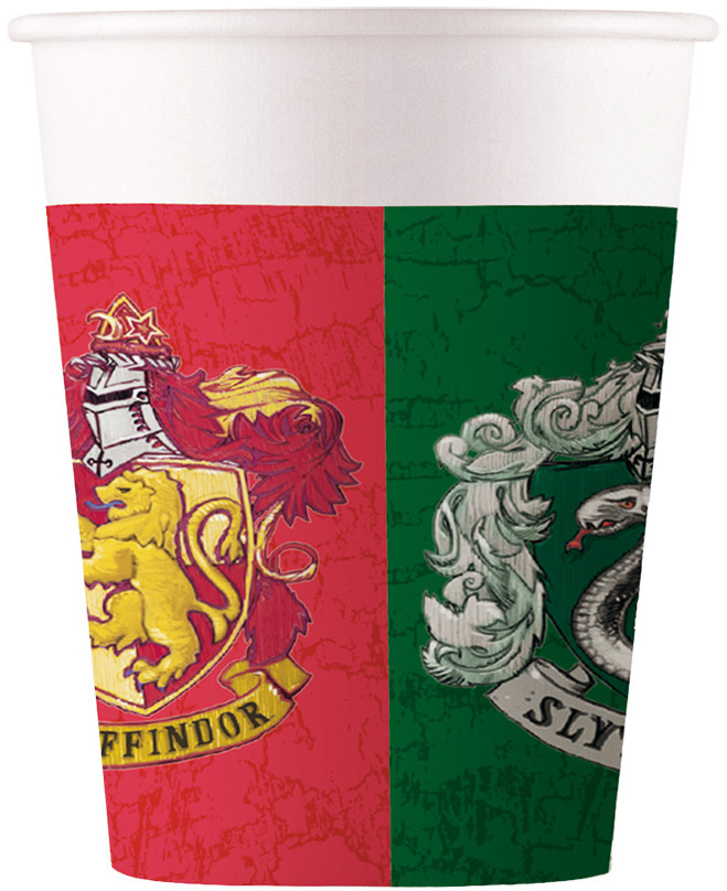 Harry Potter Houses Paper Cups 8 Pack Heromic