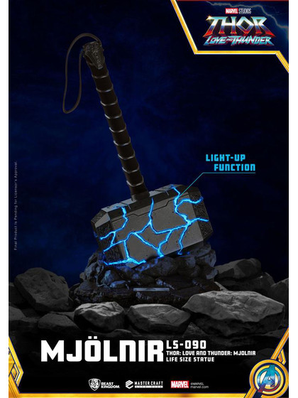 Thor: Love and Thunder - Mjolnir Life-Size Statue - Heromic