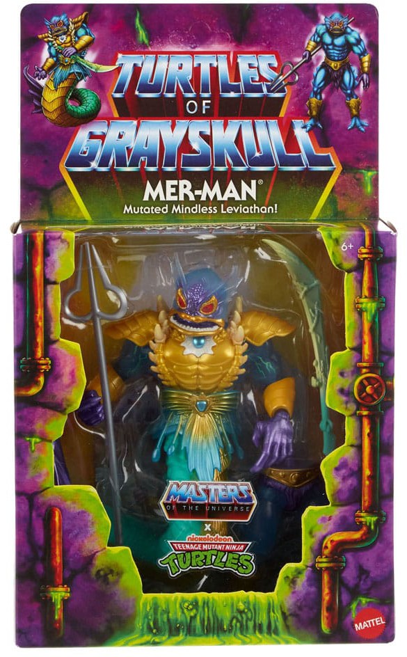 MOTU x TMNT: Turtles of Grayskull Deluxe - Mer-Man - Heromic