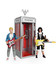 Bill & Ted's Excellent Adventure - Phone Booth FigBiz