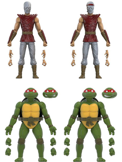 Turtles - Mirage Comics Foot Soldiers & Turtles Exclusive 4-Pack - BST AXN