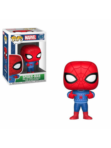 Funko POP! Marvel Comics: Marvel Holiday - Spider-Man (Ugly Sweater)