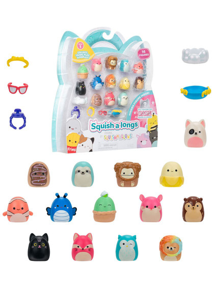 Squishmallow - Squish a longs Style 1 - 14-Pack