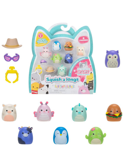 Squishmallow - Squish a longs Style 1 - 8-Pack