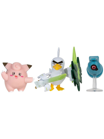 Pokémon Battle Figure - Clefairy, Beldum and Sirfetch'd 3-Pack