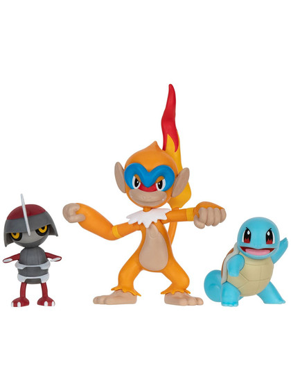 Pokémon Battle Figure - Pawniard, Squirtle and Monferno 3-Pack