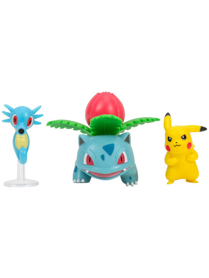 Pokémon Battle Figure - Pikachu, Horsea and Ivysaur 3-Pack