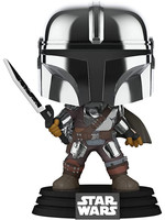 Funko POP! Star Wars: The Mandalorian - The Mandalorian with Darksaber (Glow)