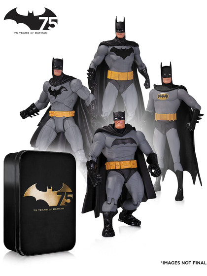 Batman - Batman 75th Anniversary Set 4-Pack Ver. 2 - DAMAGED PACKAGING