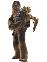 Star Wars: Episode V - Chewbacca with Disassembled C-3PO - 1/6