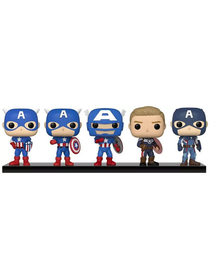 Funko POP! Marvel: Year of the Shield - Captain America: Through the Ages 5-Pack