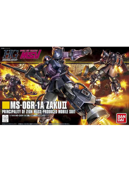 HGUC MS-06R Black Tri-Stars Zaku - 1/144