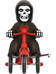 Super Cycles: Misfits - The Fiend (Black with Red Trike)