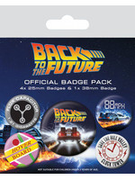 Back to the Future - DeLorean 5-Pack Pin-Back Buttons 