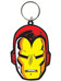 Iron Man - Face Rubber Nyckelring